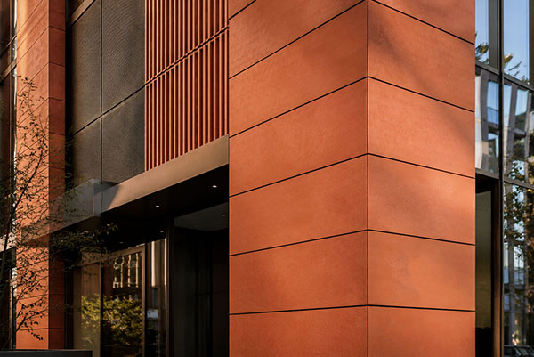 Terracotta and Metal Cladding